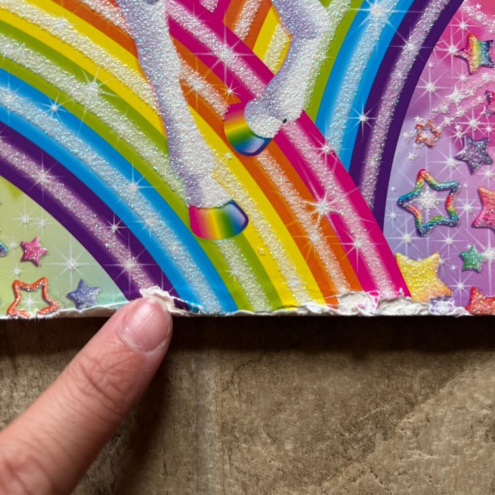 Lisa Frank Dash & Dazzle Notebook Lined Rainbow Unicorns Y2K Nostalgic Colorful - Picture 6 of 8